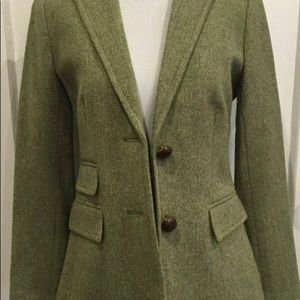 J. Crew Hacking jacket- wool- size2